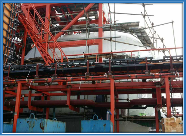 FRP storage tanks at jiangnan shipyard